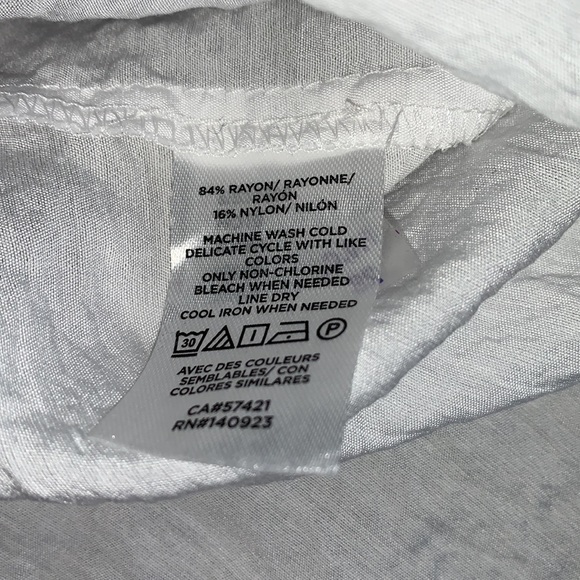 LOFT Puff Sleeves Tee Medium - Picture 4 of 6